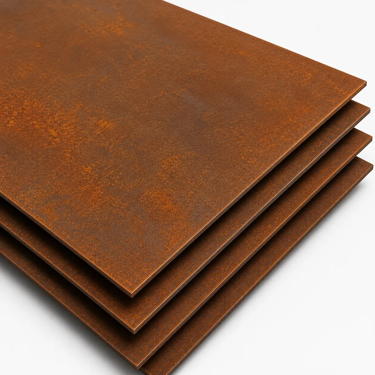 Material Aço Corten — amostra