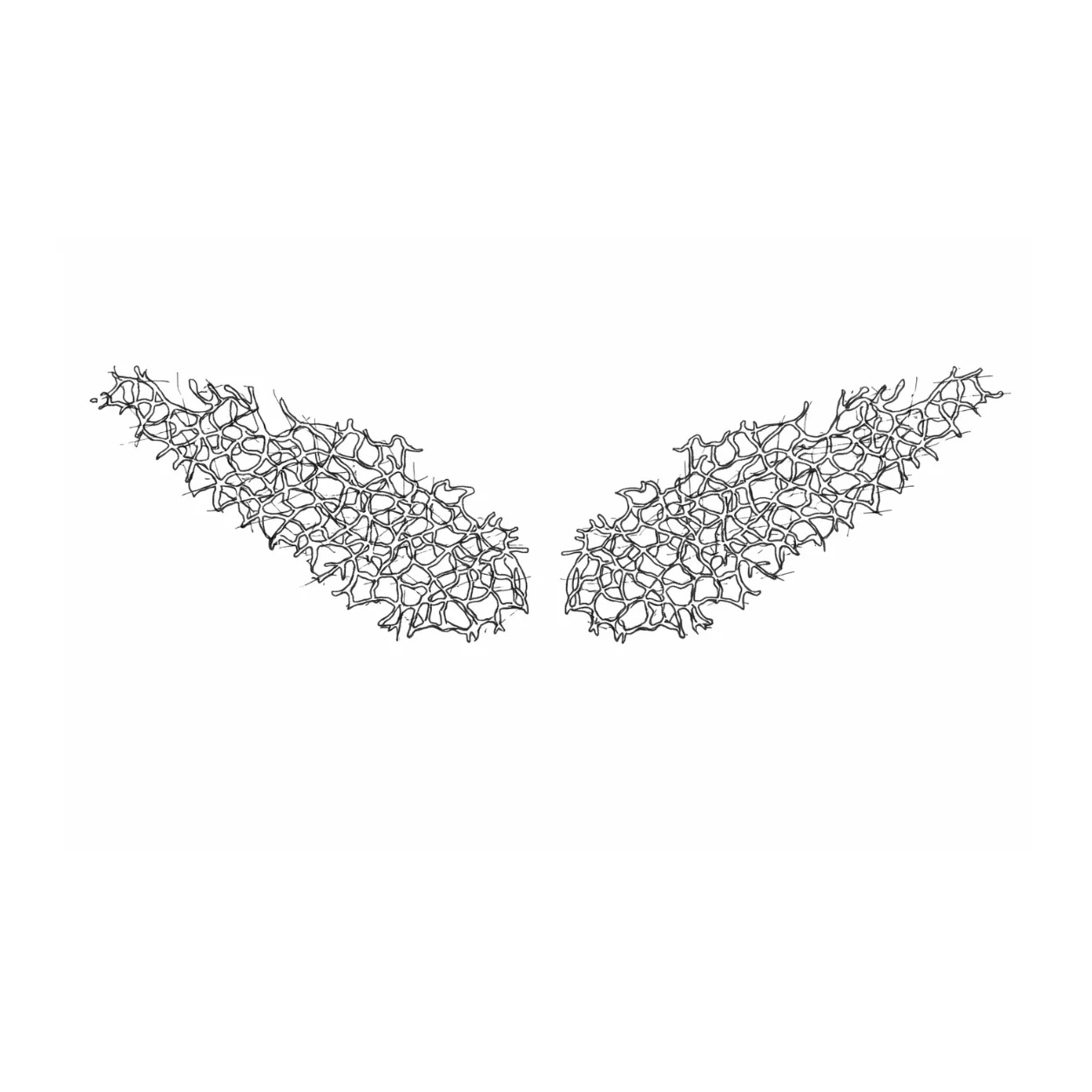 Asas ( Fios ) — 200 × 59 × 10 cm