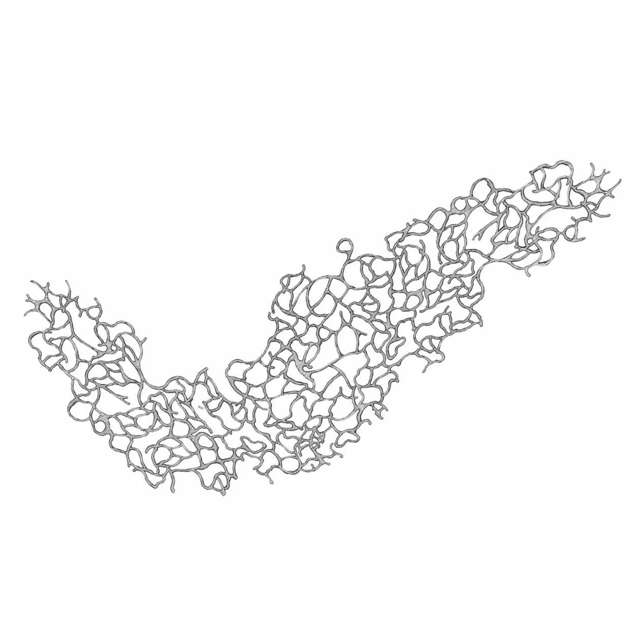 Fios — 240 × 130 × 10 cm