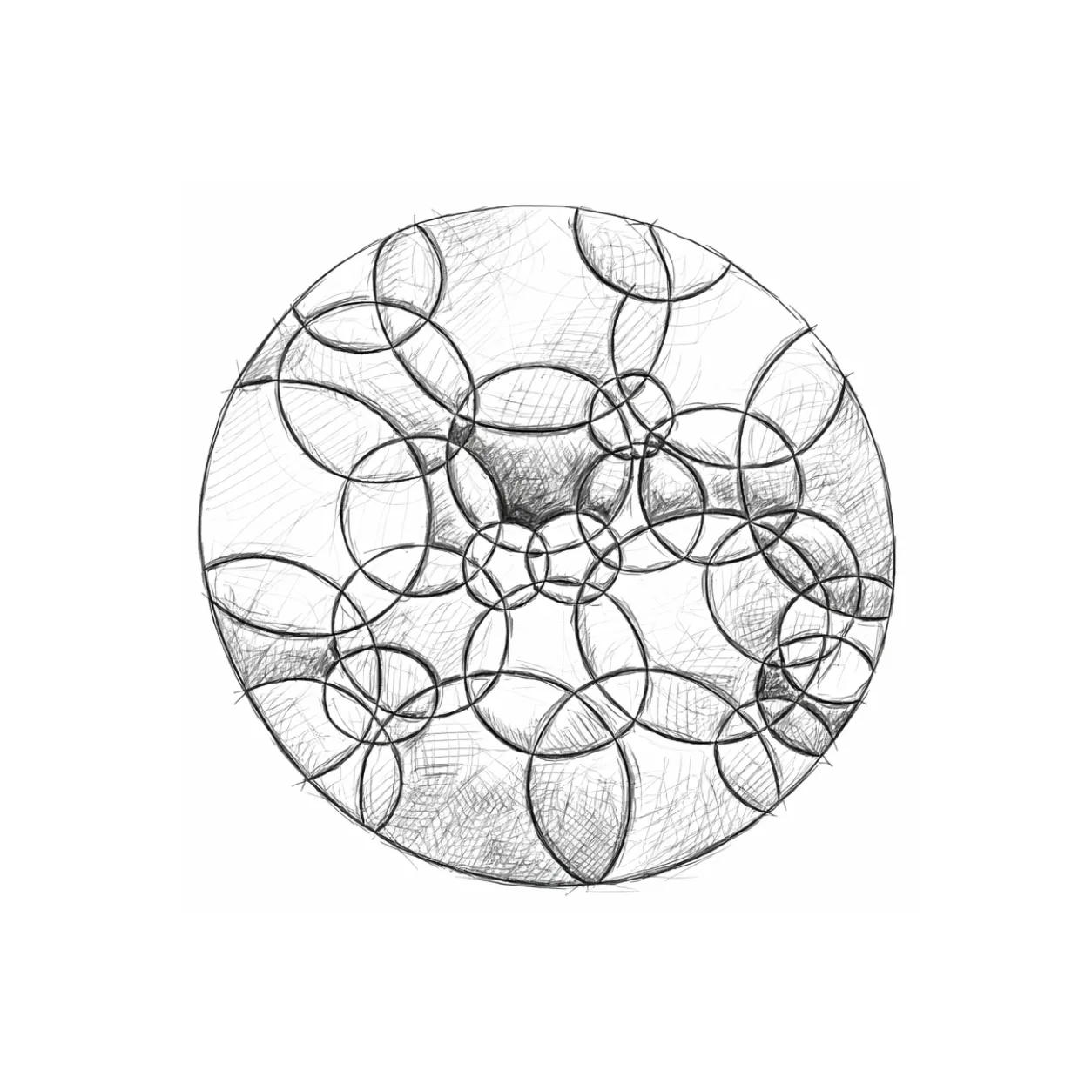 Intersecções — 100 × 100 × 0 cm