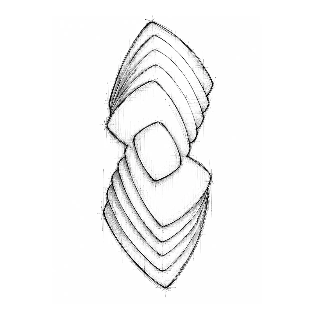 Infinito ( I ) — 110 × 250 × 30 cm