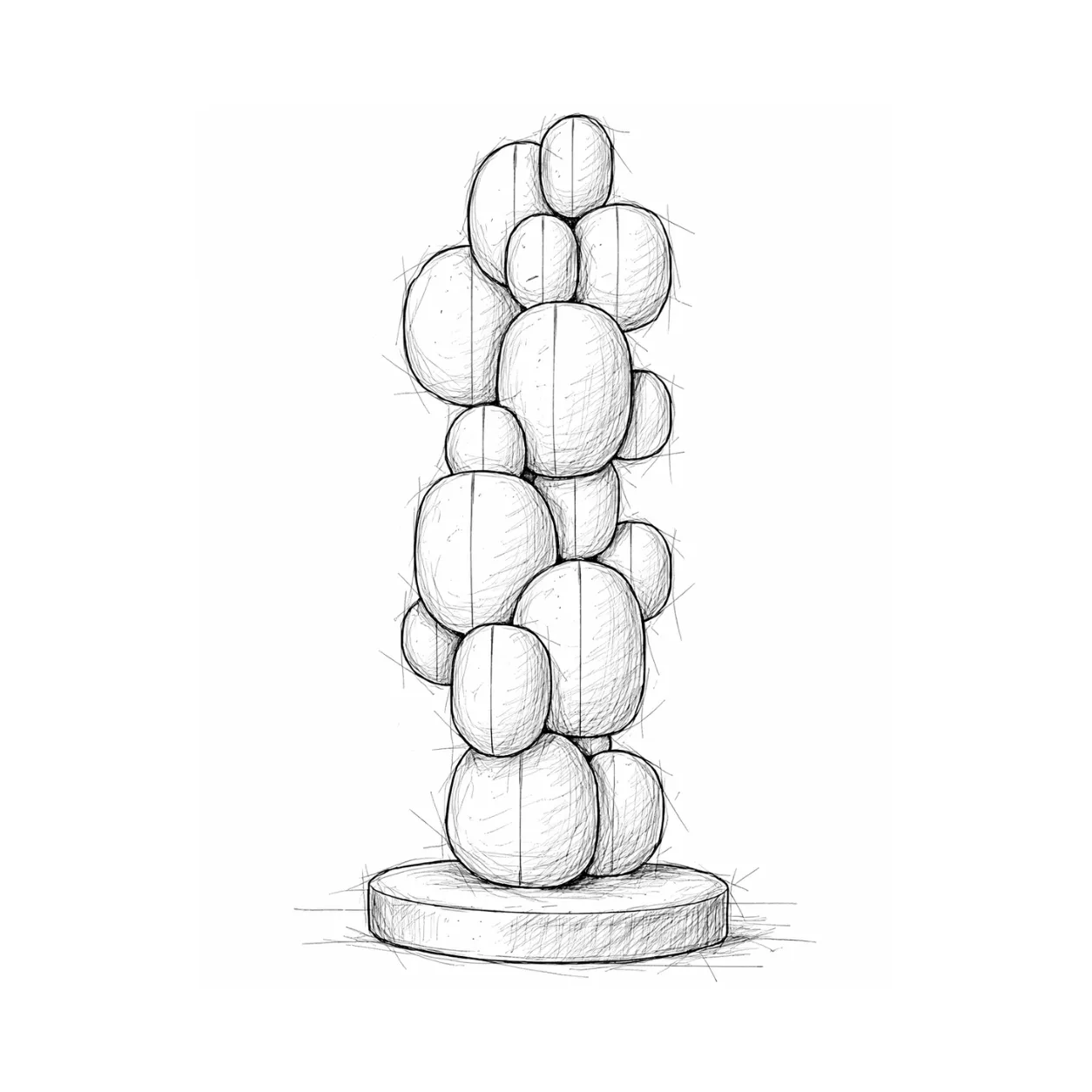 Inverse — 38 × 100 × 30 cm